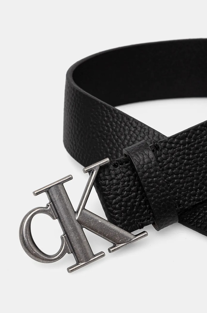 Calvin Klein Jeans Curea de piele K50K512088 negru AW24