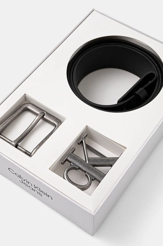 Doplňky Kožený pásek Calvin Klein Jeans K50K512102 černá