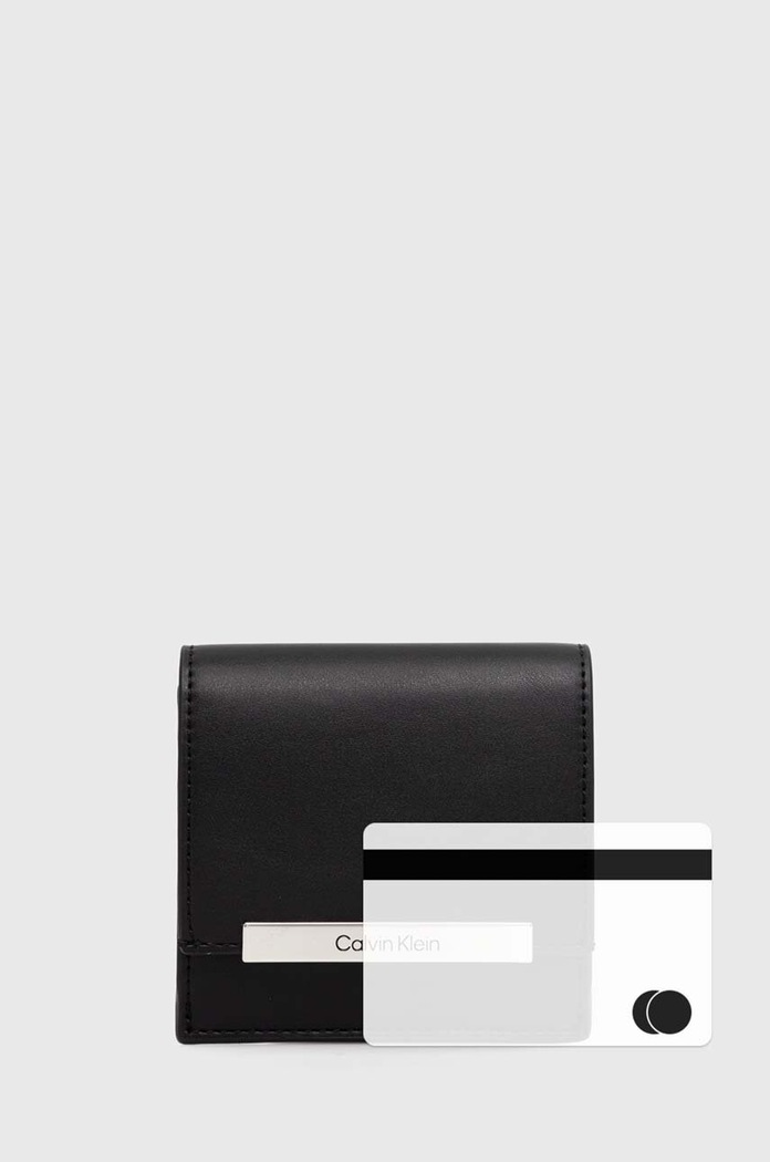 Πορτοφόλι Calvin Klein K60K612206 μαύρο