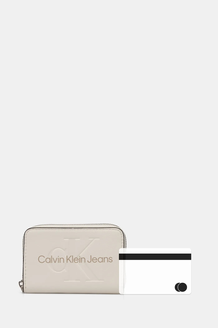 Peněženka Calvin Klein Jeans béžová K60K612255