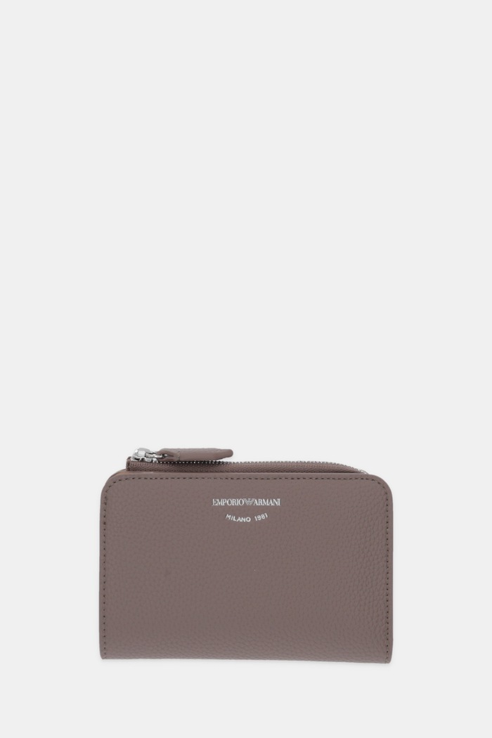Emporio Armani portfel imitacja skóry licowej brązowy EW000369.AF11953