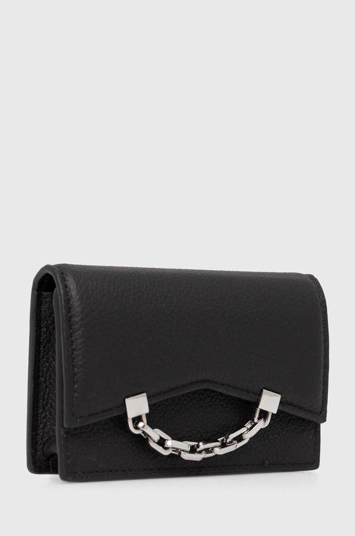 Kožená peněženka Karl Lagerfeld 245W3210 černá AW24