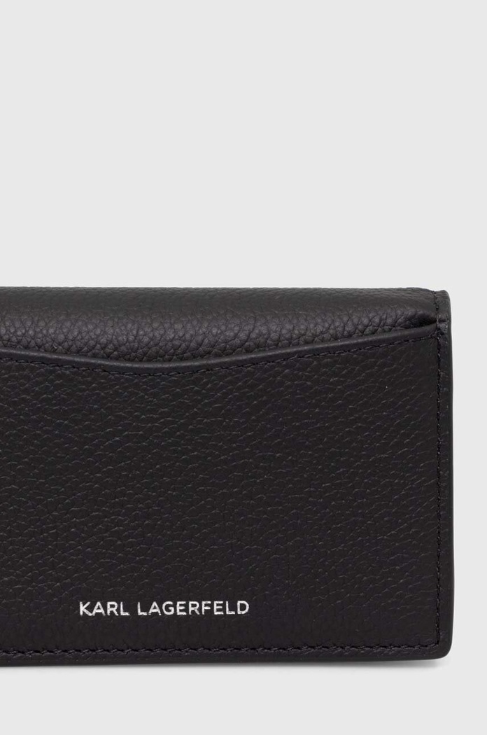 Doplňky Kožená peněženka Karl Lagerfeld 245W3210 černá