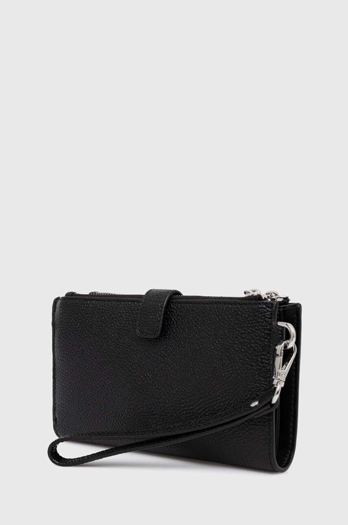 Δερμάτινο πορτοφόλι MICHAEL Michael Kors 32T7SAFW4L μαύρο SS25