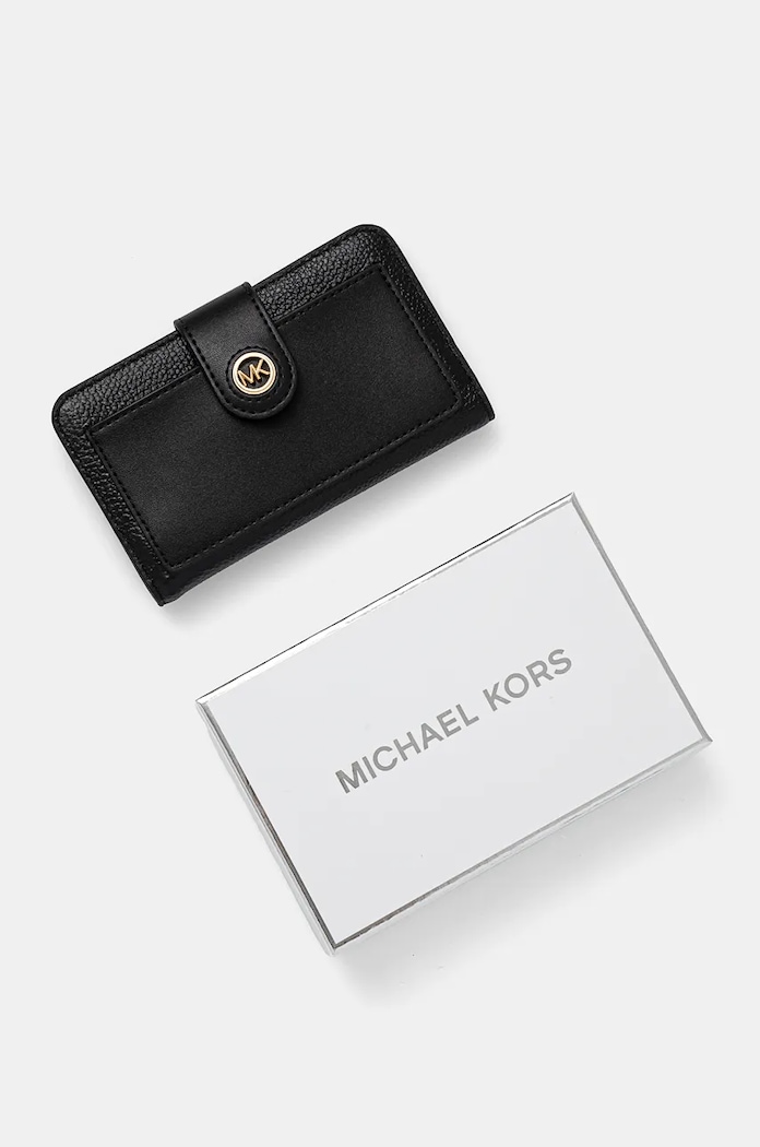 MICHAEL Michael Kors portfel skórzany czarny 32S4G0KF6L