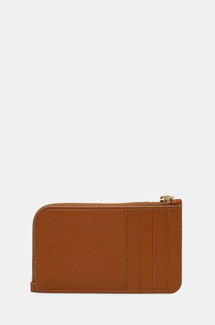 Kožené pouzdro na karty Dkny R43ZKF84 hnědá AW24