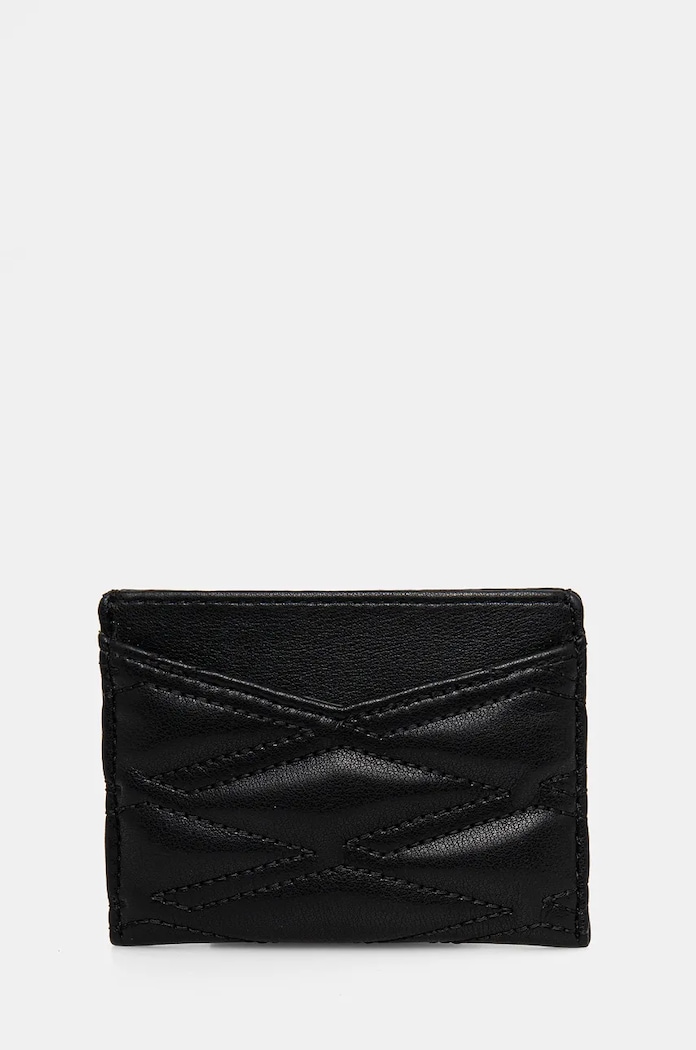 Кожен калъф за карти Dkny R43ZKG77 черен AW24