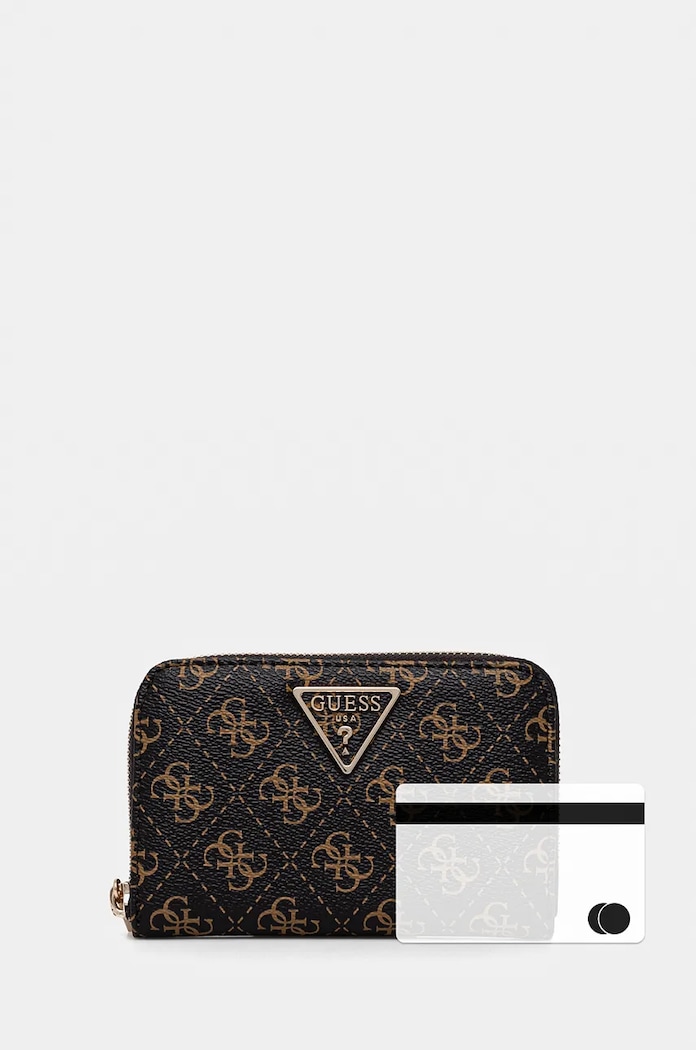 Novčanik Guess LAUREL SWQE85.00140 smeđa
