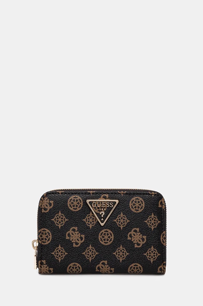 Портмоне Guess LAUREL изкуствен кафяв SWPG85.00140