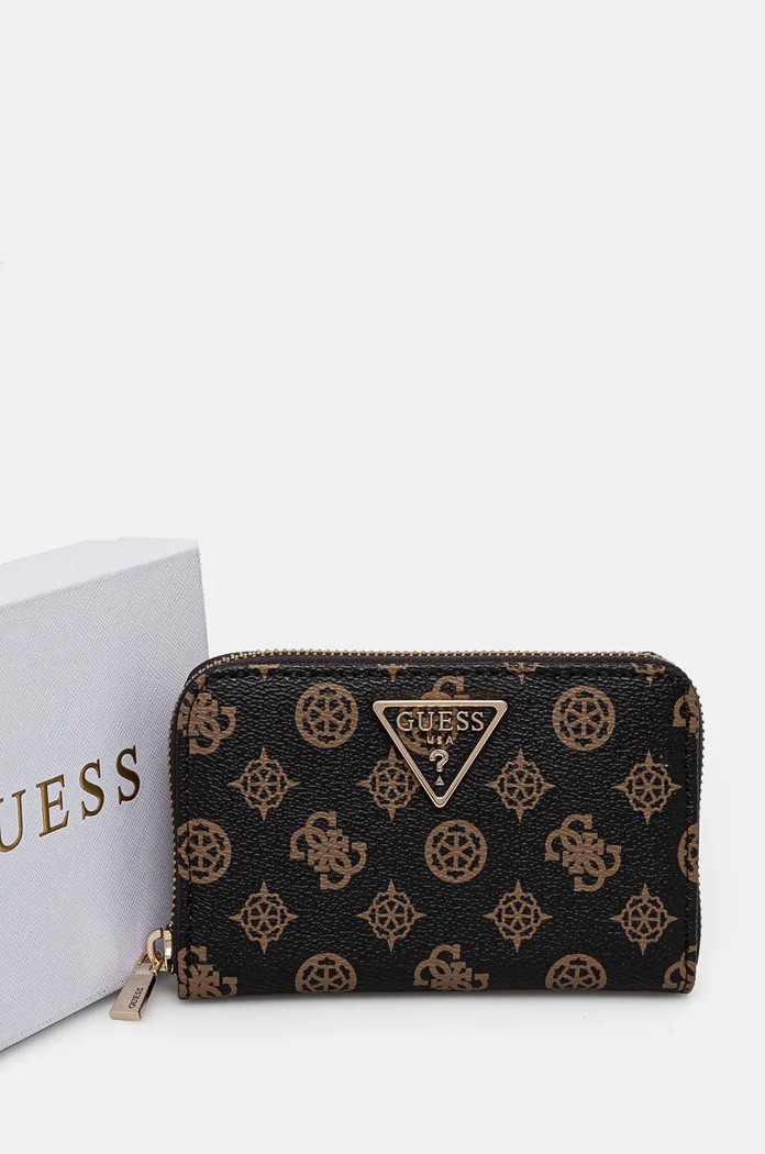 Портмоне Guess LAUREL кафяв SWPG85.00140
