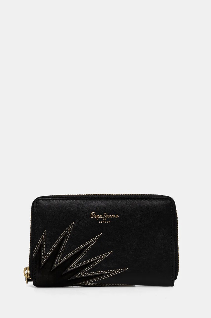Peňaženka Pepe Jeans EDEN WALLET imitácia kože čierna PL070259