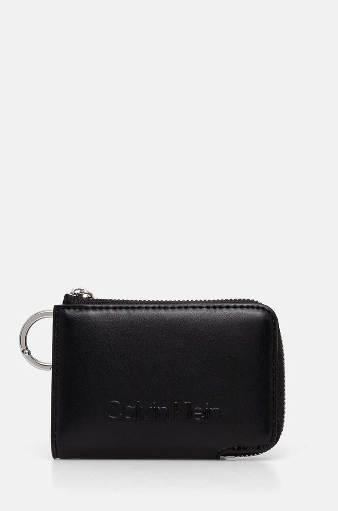 Calvin Klein portfel syntetyczny czarny K60K612441