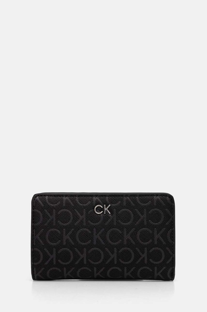 Calvin Klein portfel imitacja skóry licowej czarny K60K612683