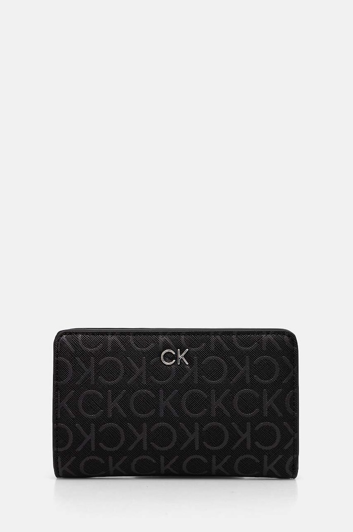 Calvin Klein portfel imitacja skóry licowej czarny K60K612683