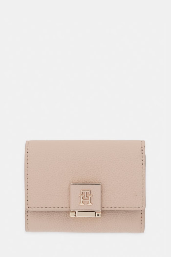 Tommy Hilfiger portfel damski beżowy AW0AW17039