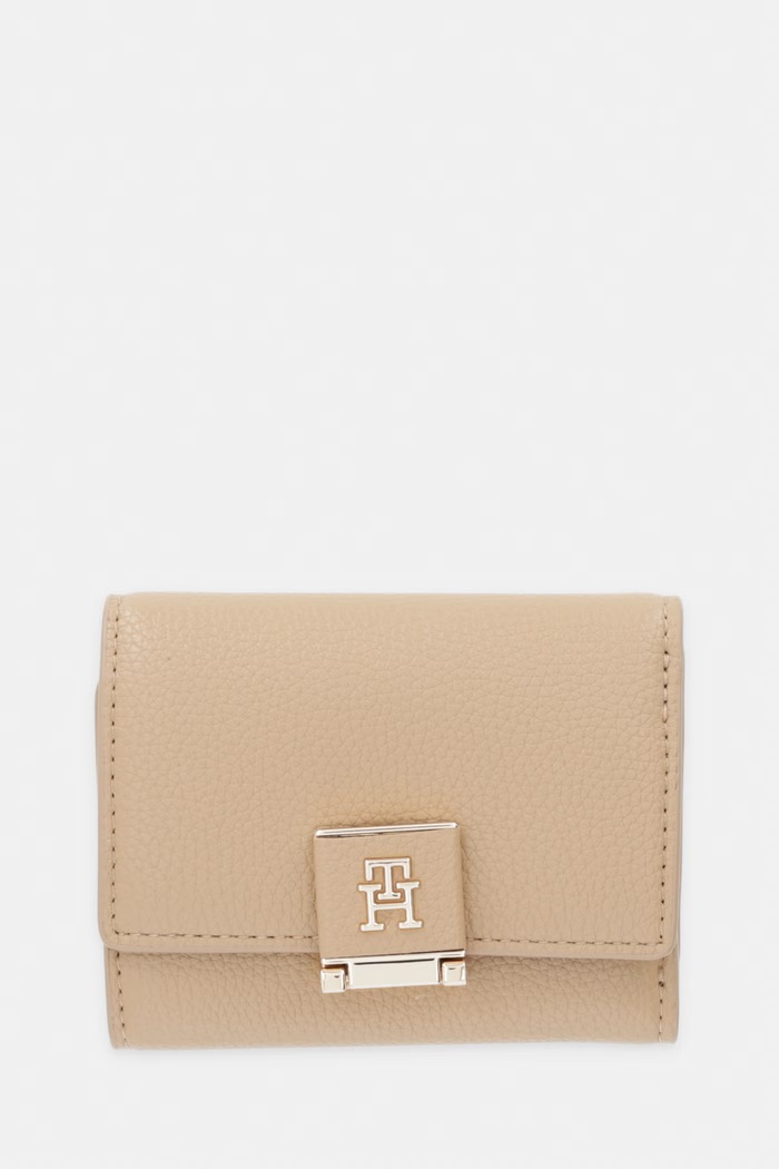 Tommy Hilfiger πορτοφόλι γυναικείο μπεζ AW0AW17039