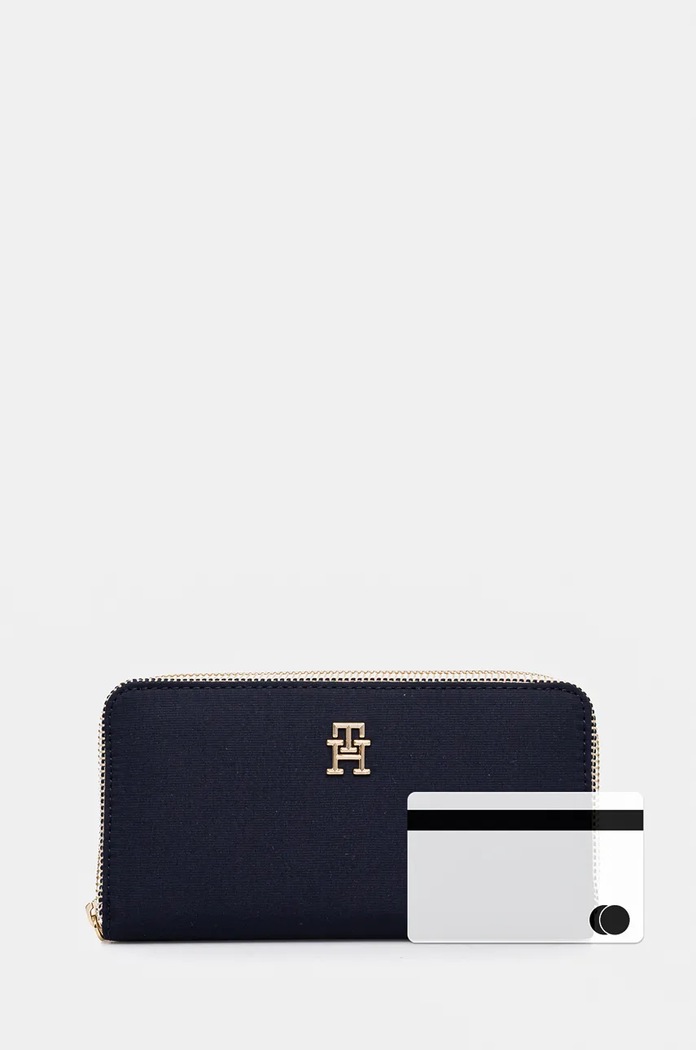 Πορτοφόλι Tommy Hilfiger σκούρο μπλε AW0AW17089