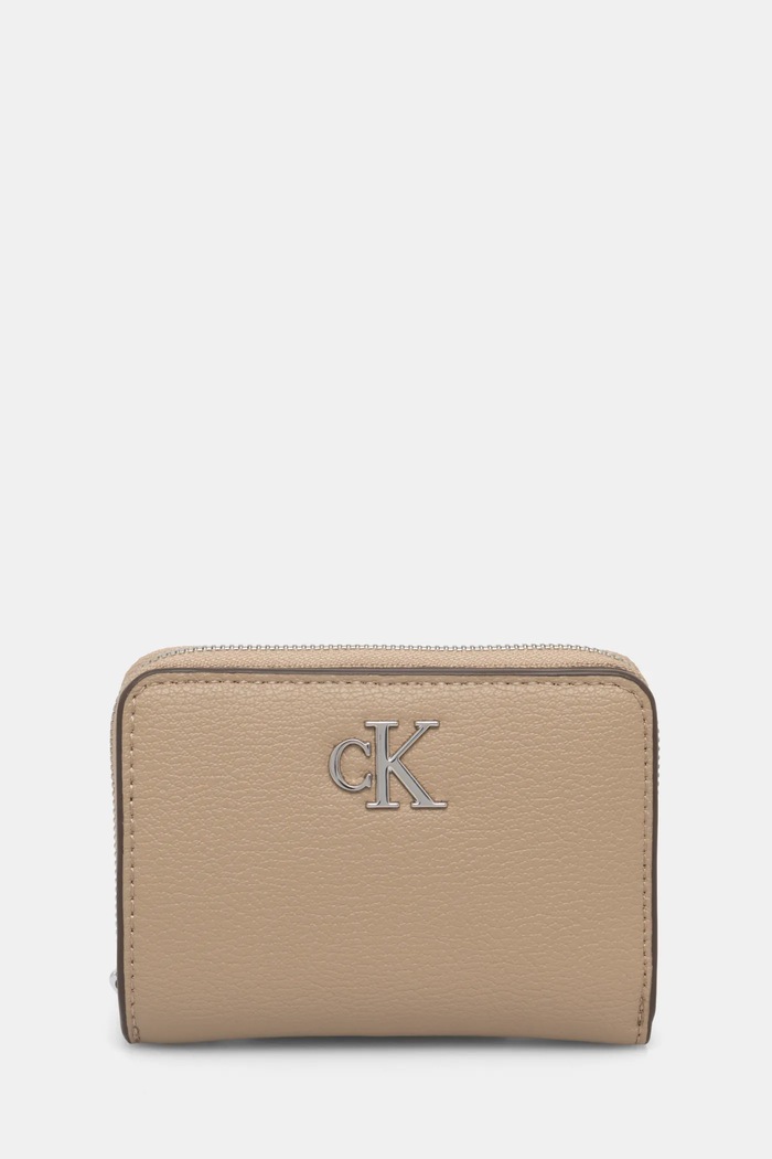 Портмоне Calvin Klein Jeans изкуствена кожа бежов K60K612740