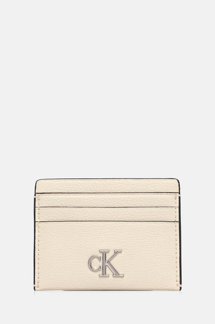 Θήκη για κάρτες Calvin Klein Jeans Planet friendly μπεζ K60K612746
