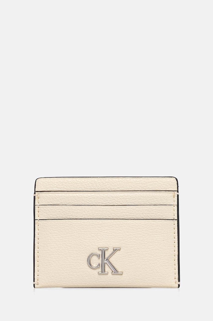 Θήκη για κάρτες Calvin Klein Jeans Planet friendly μπεζ K60K612746