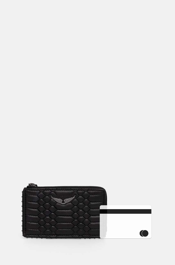 Аксесоари Кожен портфейл ZADIG&VOLTAIRE LWSG00060 черен