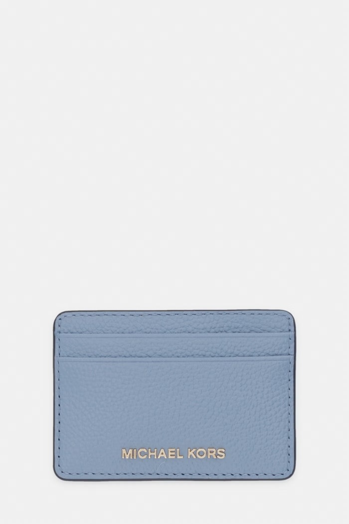 MICHAEL Michael Kors bőr kártya tok kártyatartó kék 32F7GF6D0L