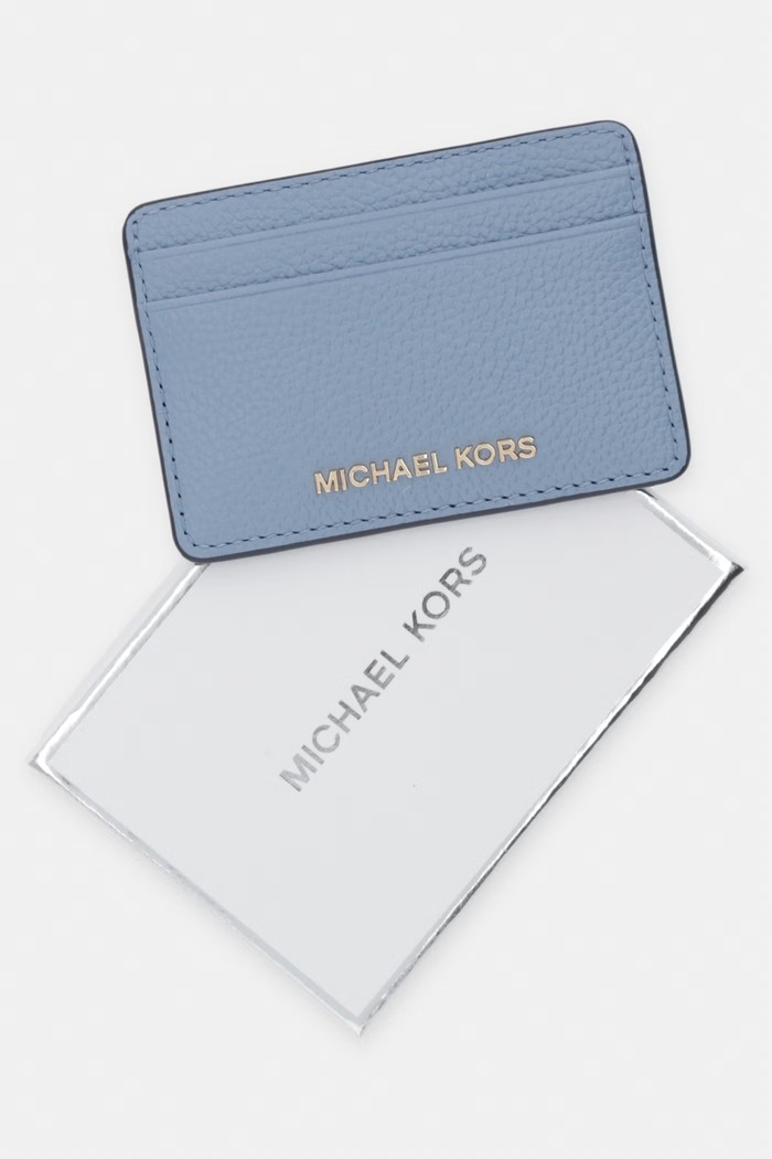 MICHAEL Michael Kors bőr kártya tok kék 32F7GF6D0L