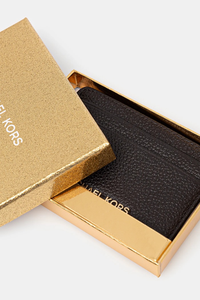 Bőr kártya tok MICHAEL Michael Kors 32F7GF6D0L barna