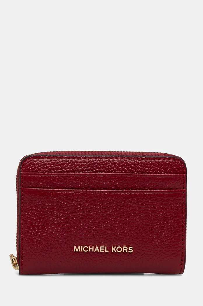 MICHAEL Michael Kors Portfel damski skórzany czerwony 32T4GJ6Z5L