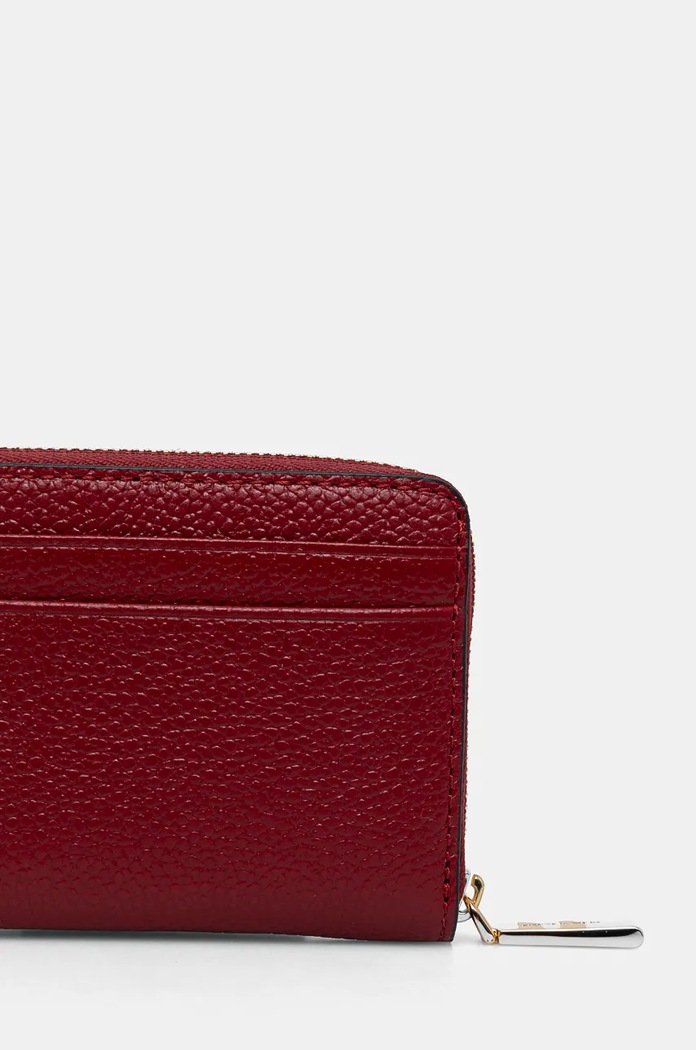 Akcesoria MICHAEL Michael Kors Portfel damski skórzany 32T4GJ6Z5L czerwony