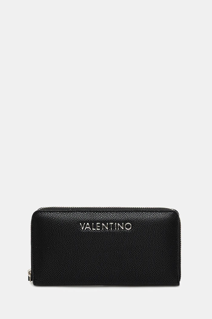 Peňaženka Valentino Bags imitácia kože čierna VPS1R4155G