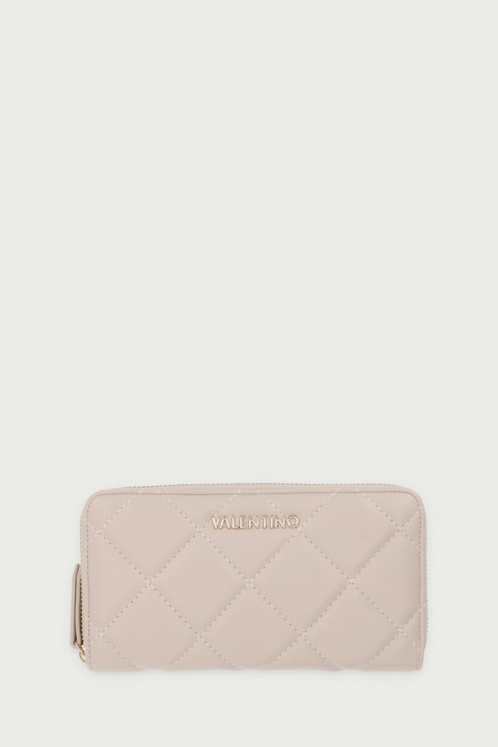 Valentino Bags Portfel damski z imitacji skóry beżowy VPS3KK155R