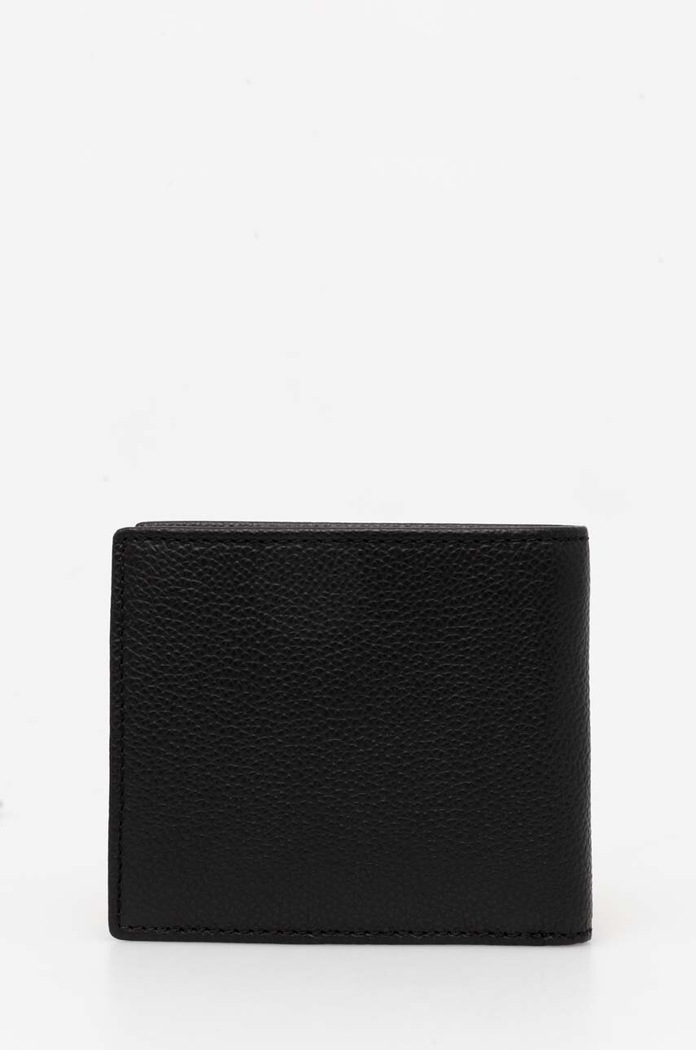 HUGO portofel de piele 50523696 negru AW24