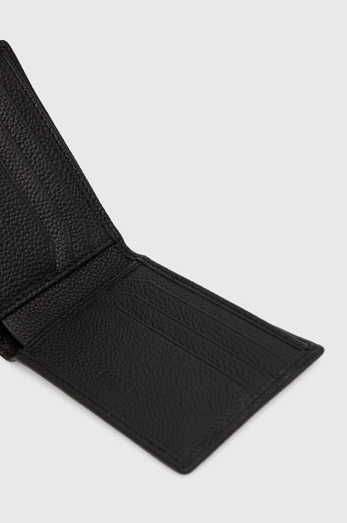 HUGO portofel de piele 50523698 negru AW24