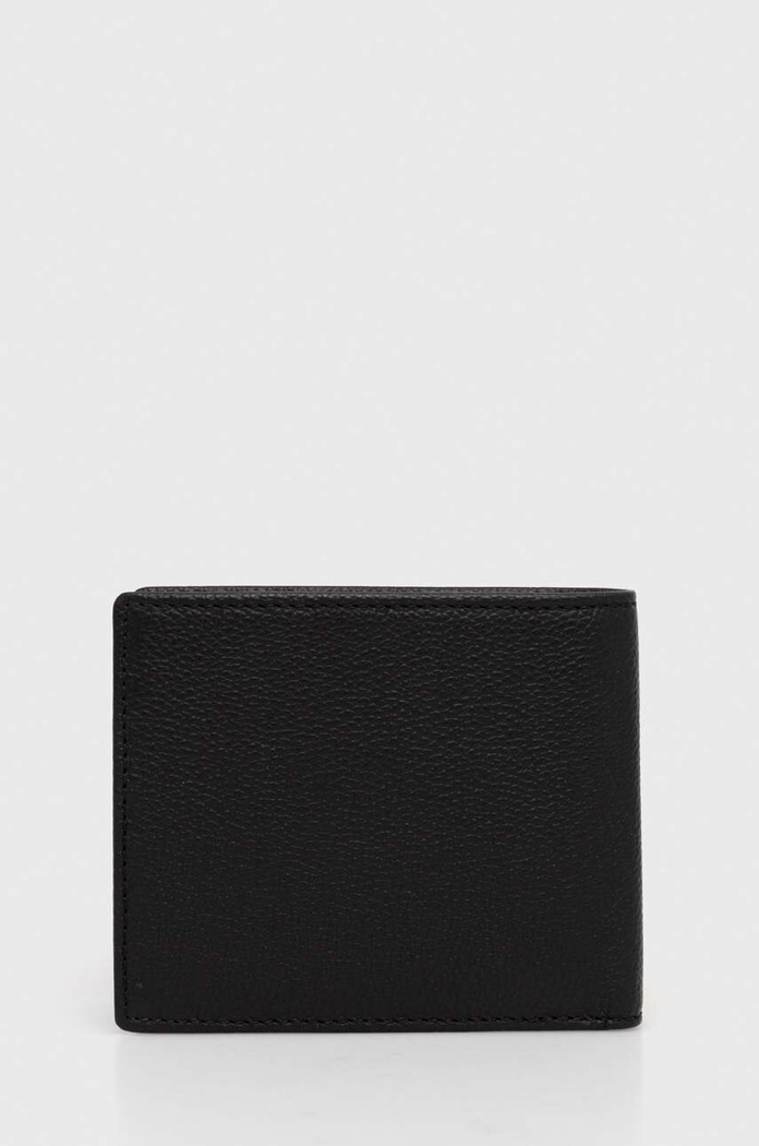 HUGO portofel de piele 50523721 negru AW24