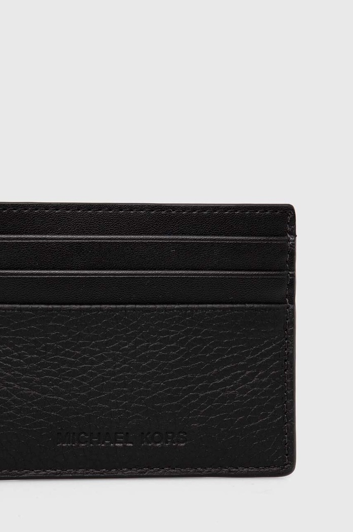 Michael Kors etui na karty skórzane 39T4LHDD2O czarny SS25