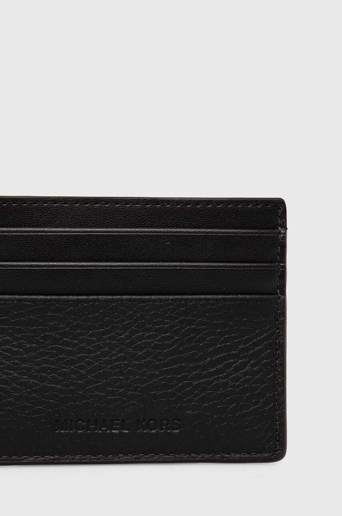 Michael Kors etui na karty skórzane 39T4LHDD2O czarny SS25