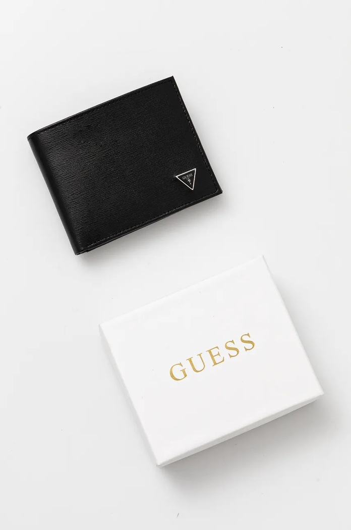 Portfel MADRID Guess czarny SMCSLE.LEA24