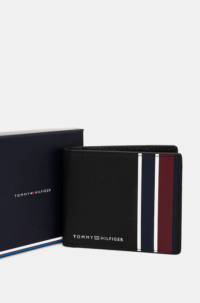 Peněženka Tommy Hilfiger černá AM0AM12779