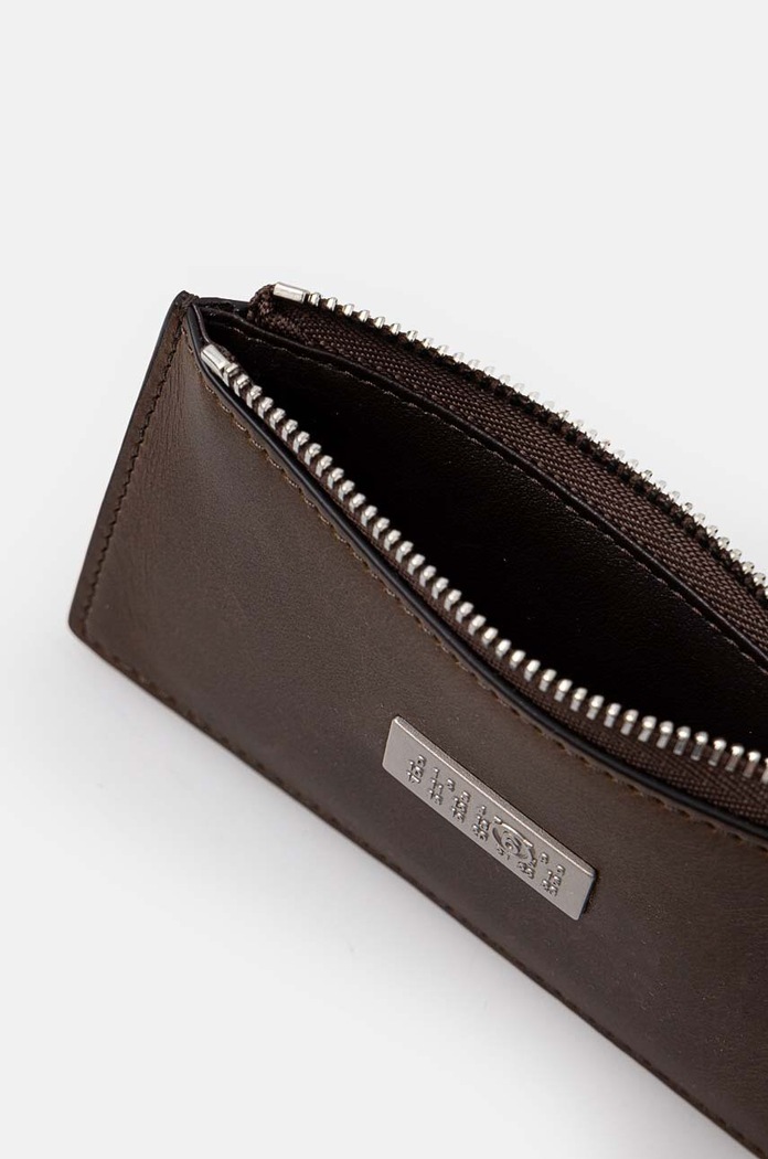 Doplňky Kožená peněženka MM6 Maison Margiela SA5UI0016.P7179 hnědá