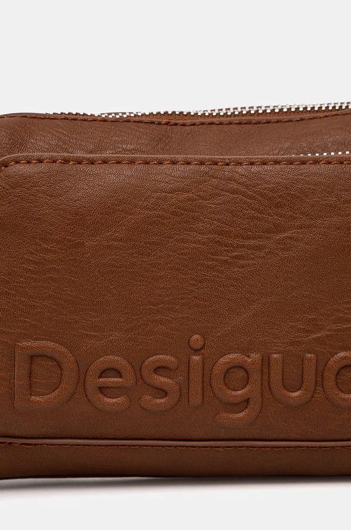 Kabelka Desigual HALF LOGO FW24 MONIC hnědá 24WAYP02