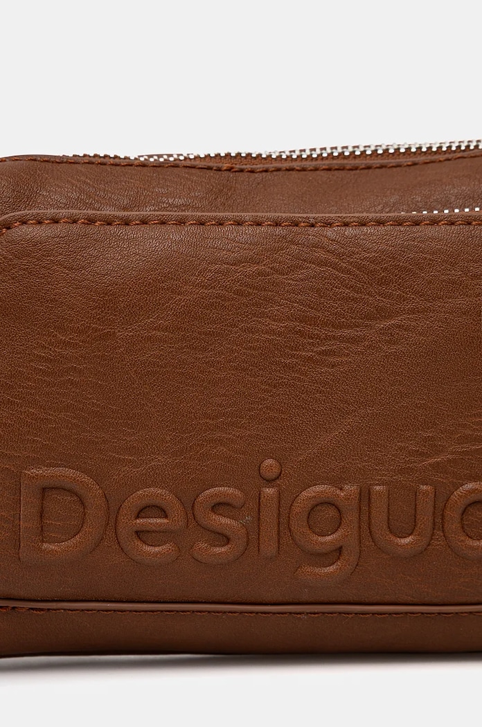 Kabelka Desigual HALF LOGO FW24 MONIC hnědá 24WAYP02