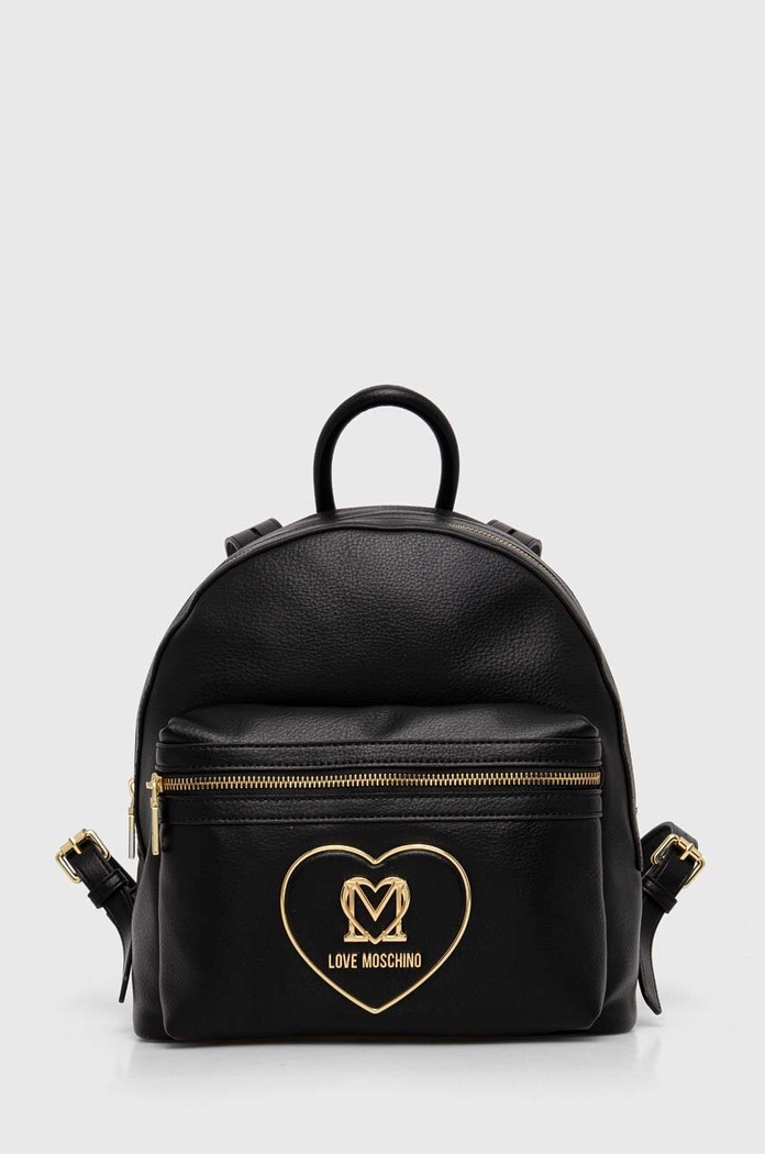 Love Moschino plecak nie mieści A4 czarny JC4123PP1L