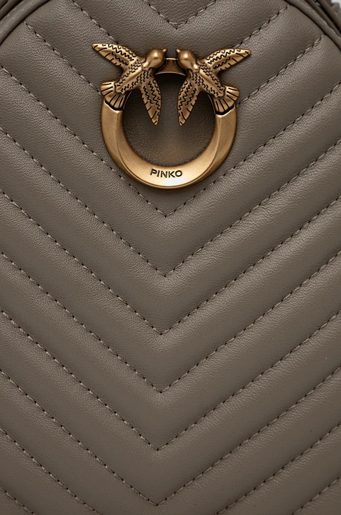 Accesorii Pinko ghiozdan de piele 103614.A1J2 gri