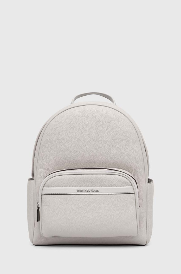 MICHAEL Michael Kors plecak skórzany skóra licowa szary 30S4S8XB2L