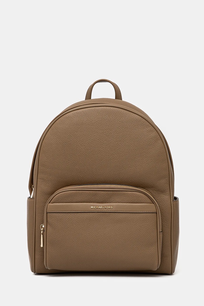 Δερμάτινο σακίδιο MICHAEL Michael Kors λείο δέρμα μπεζ 30T4G8XB7L