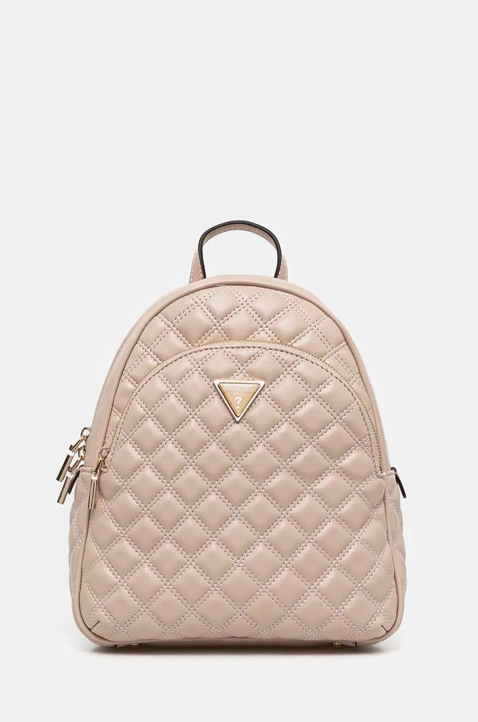 Ruksak Guess bez uzorka bež HWQG87.48320