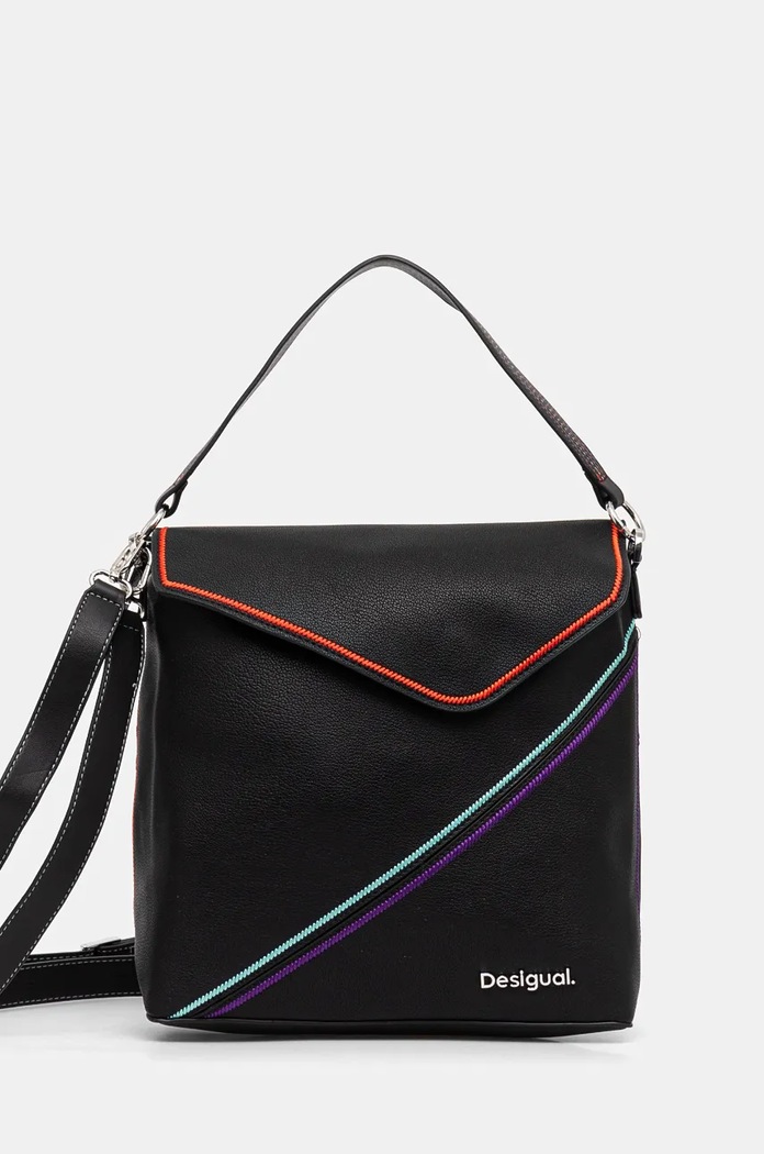 Desigual Ruksak Desigual CLEO BLACK JERSEY čierna 24WAKP14