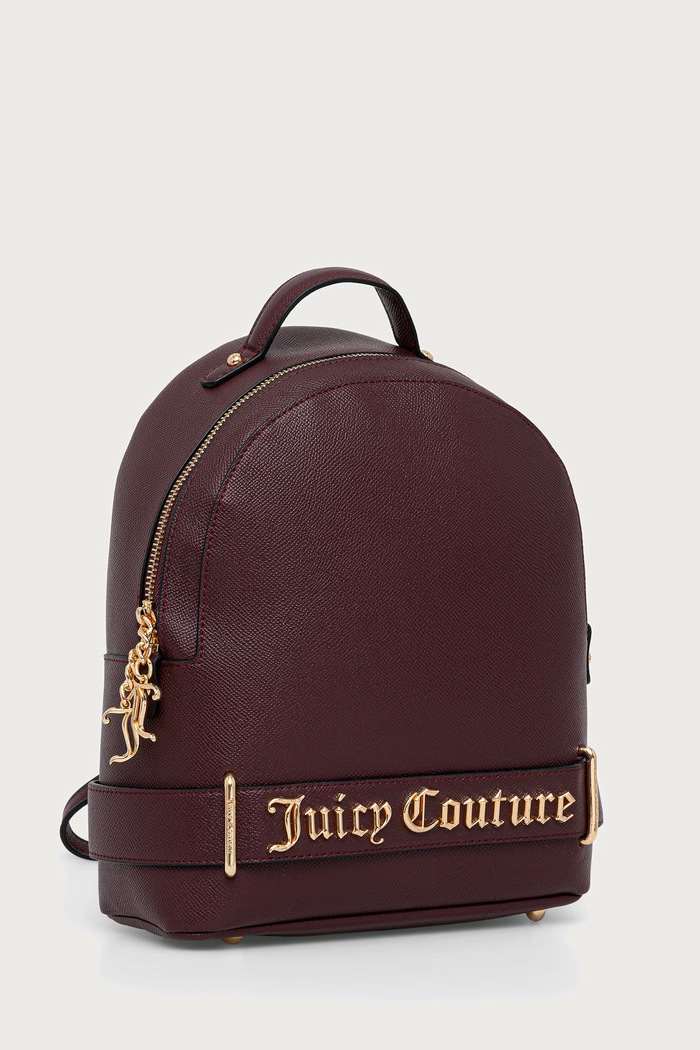 Juicy Couture Plecak damski z imitacji skóry Jasmine BIJJM3061WVP fioletowy AA00