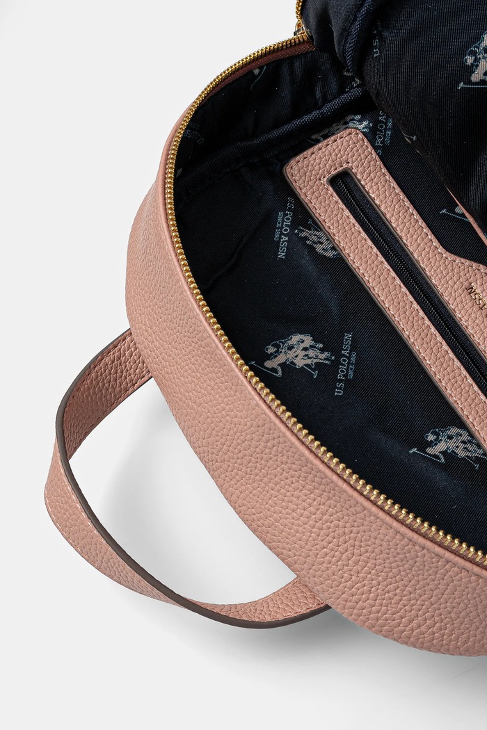 U.S. Polo Assn. plecak damski z imitacji skóry Stanford BIUSS6211WVP różowy